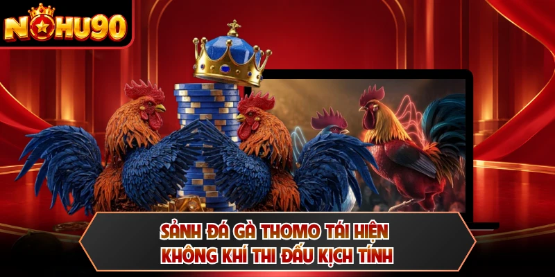 Sảnh đá gà Thomo tái hiện không khí thi đấu kịch tính
