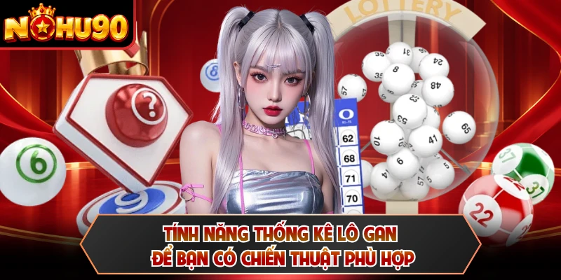 Tính năng thống kê lô gan để bạn có chiến thuật phù hợp